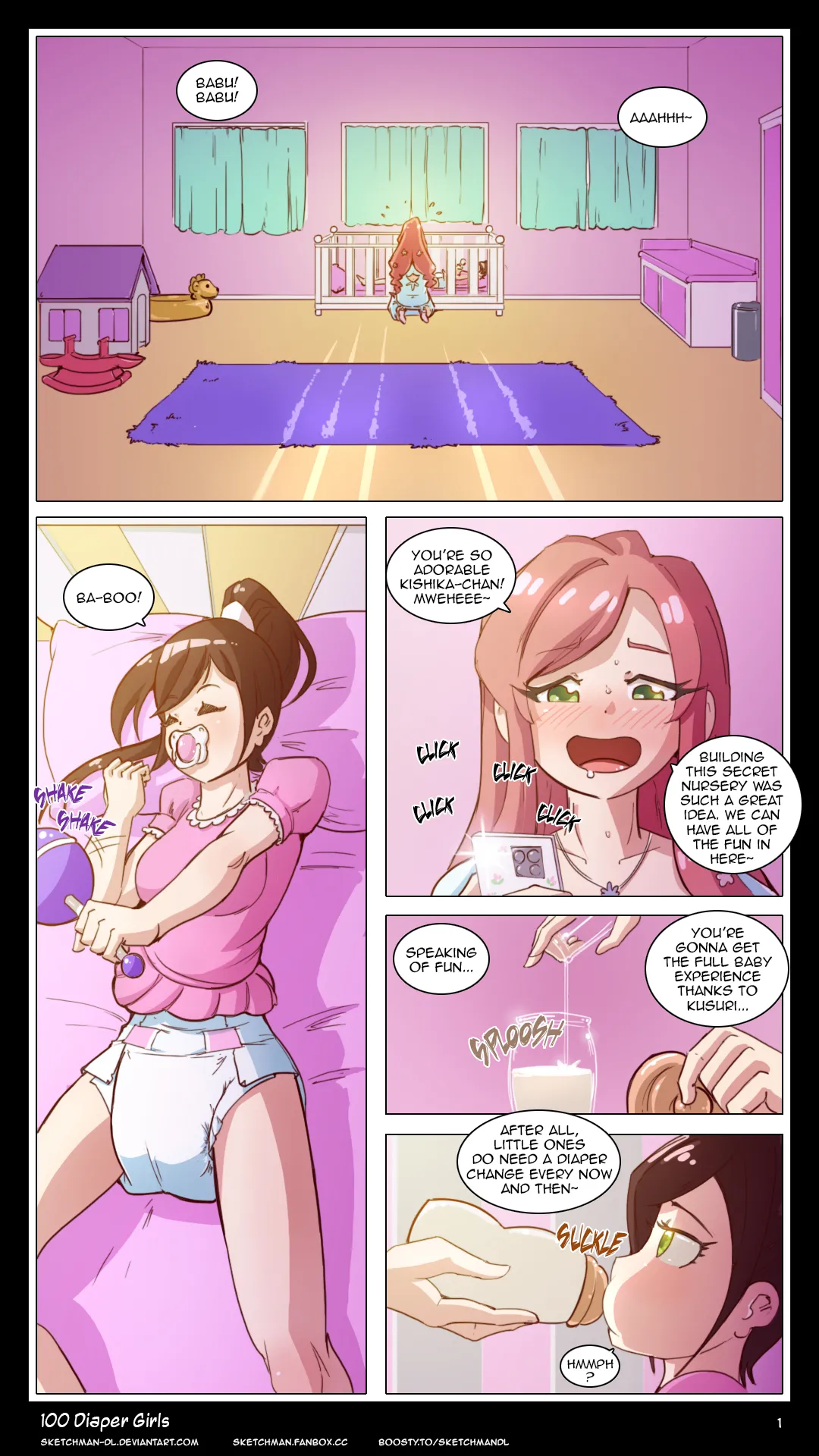 100 Diaper Girls page 2 full