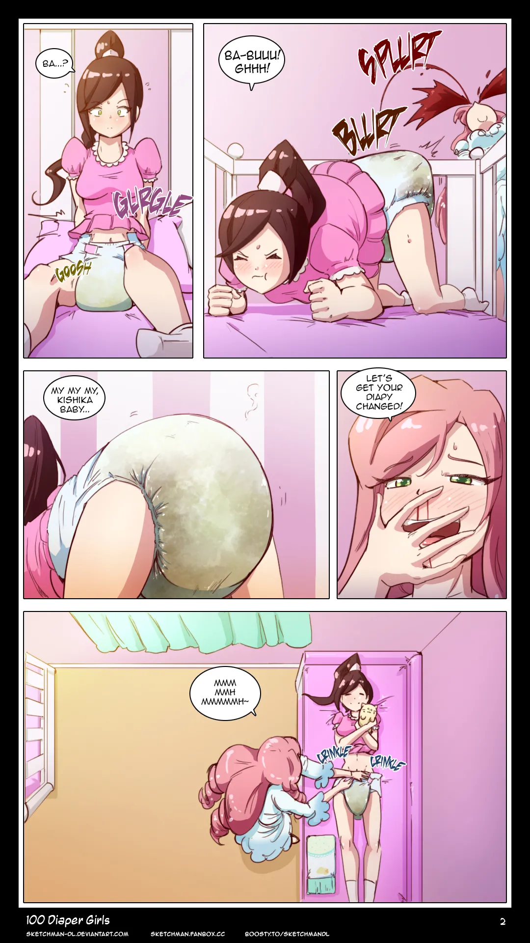 100 Diaper Girls page 3 full
