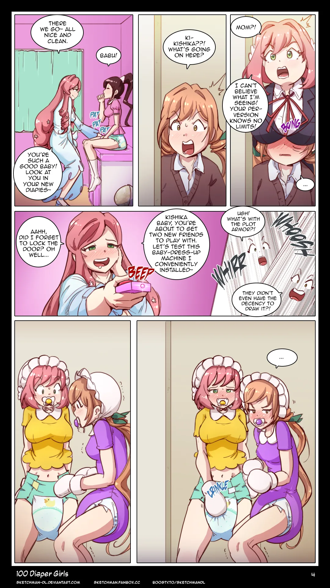100 Diaper Girls page 5 full