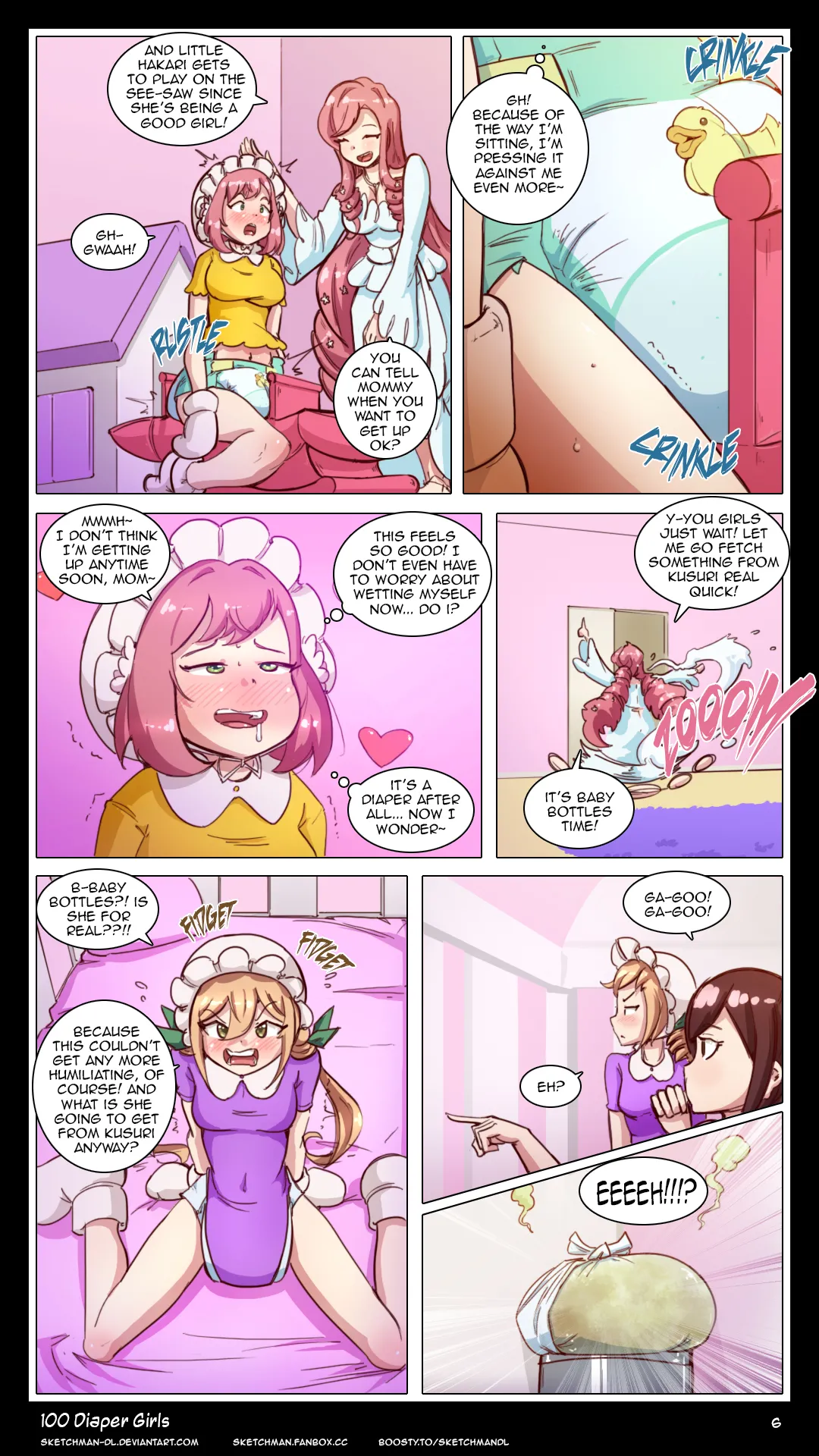 100 Diaper Girls page 7 full