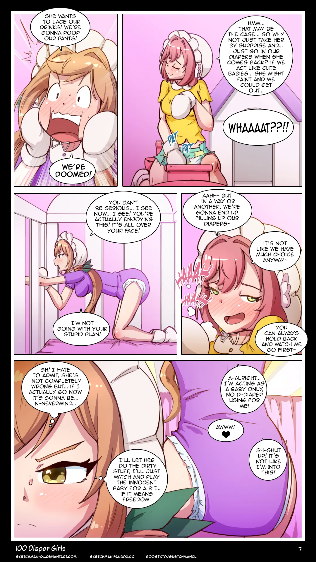 100 Diaper Girls page 8 full