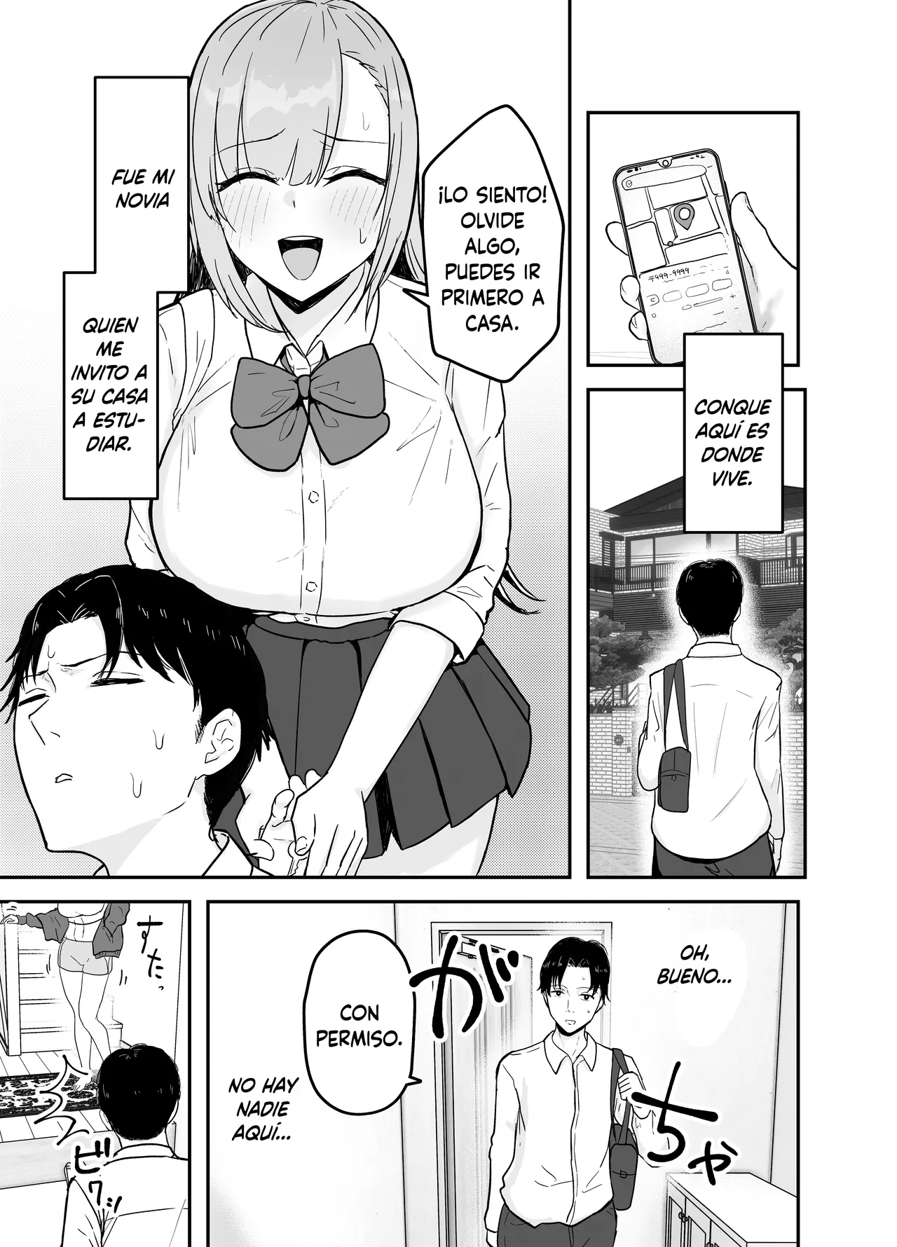 Nuitekureru Kanojo no Bakunyu Nee-chan | La Hermana Tetona de mi Novia me Ayuda a Correrme page 2 full