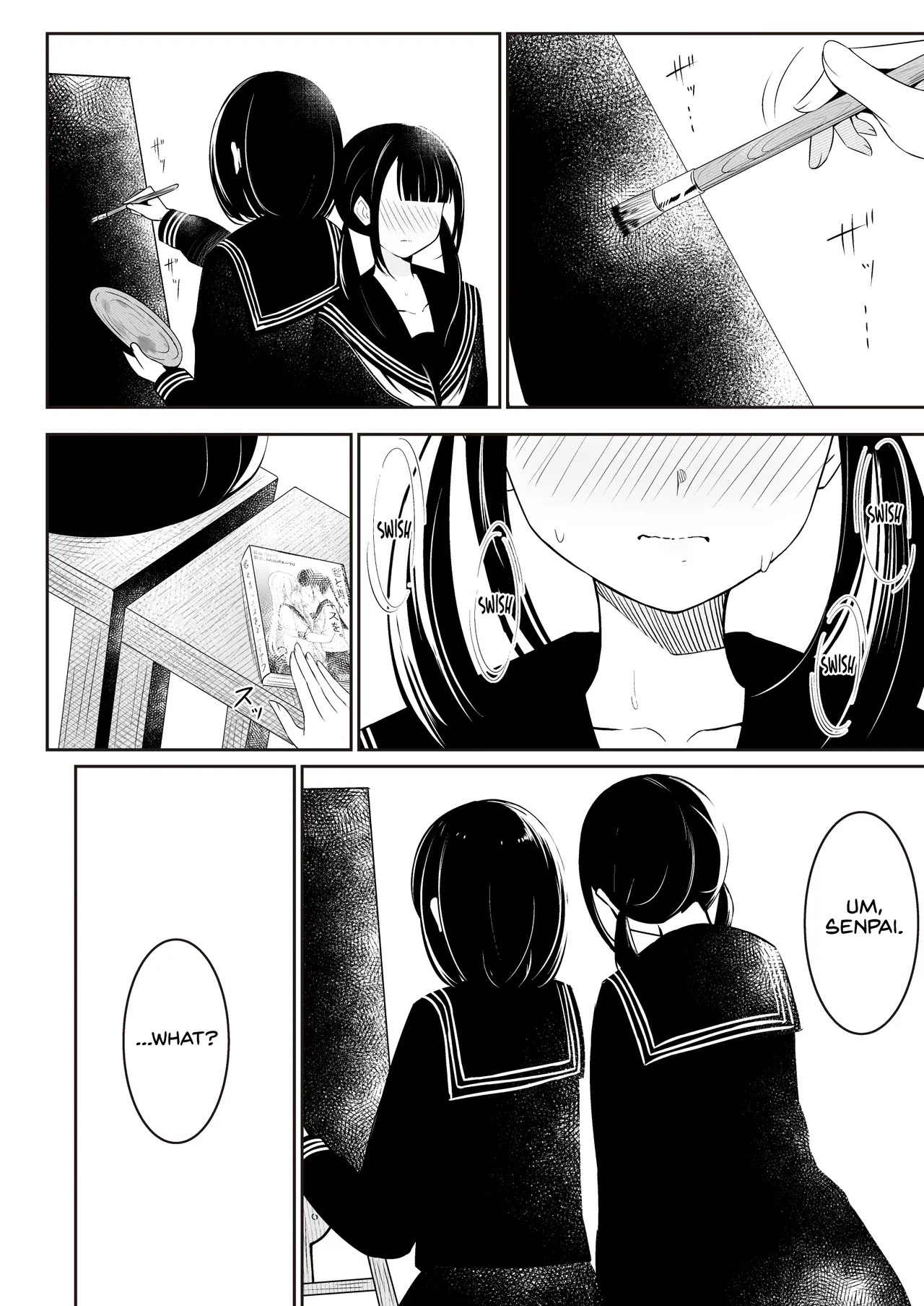 "Senpai" to "Watashi" | "Senpai" and "Me" page 11 full