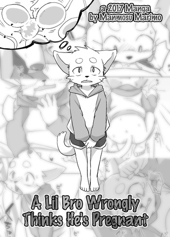 Manmosu Marimo - A Lil Bro Wrongly Thinks He's Pregnant Manga [English] [Digital] [Decensored] cover
