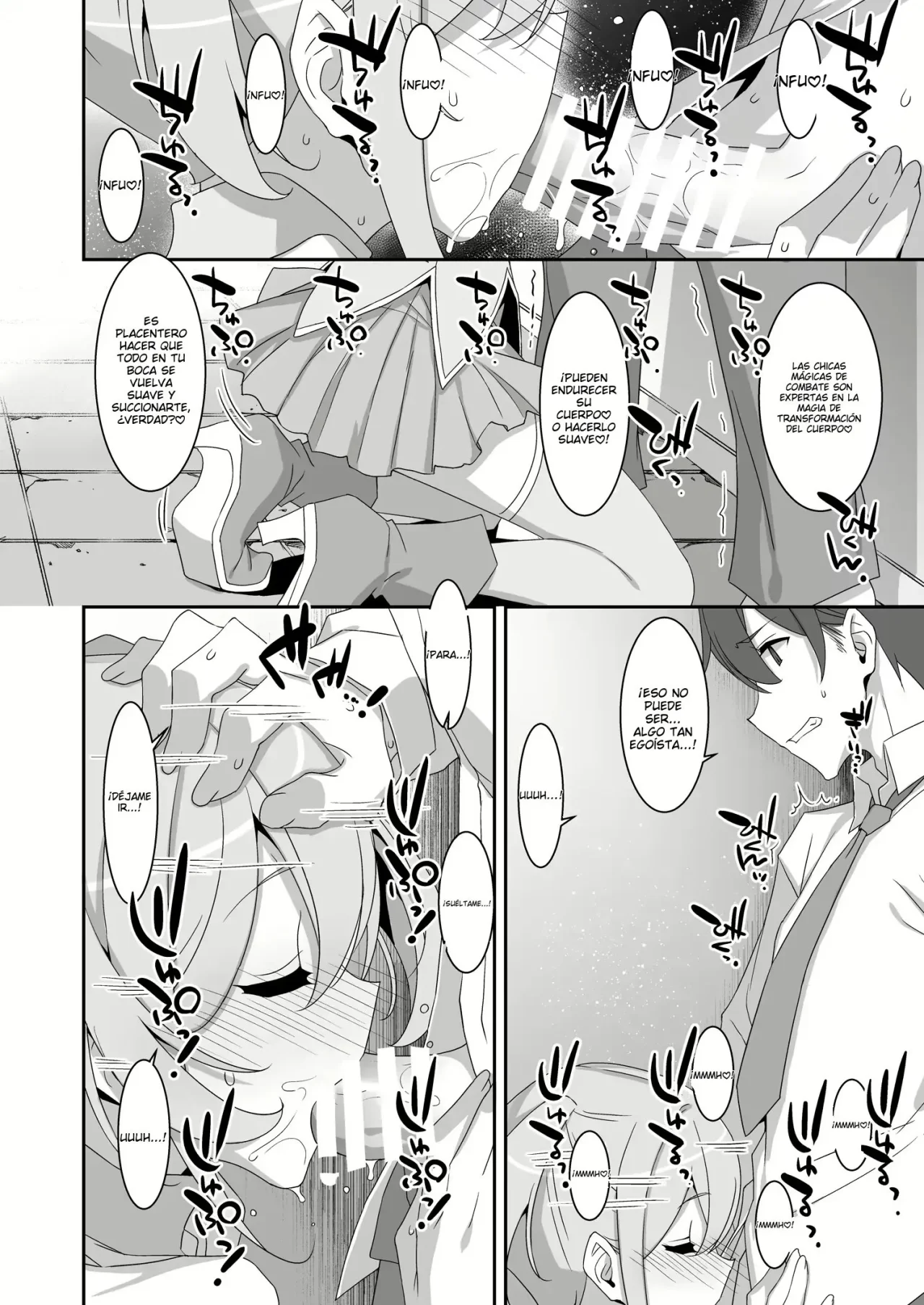 Suki na Ko ga Iru no ni Mahou Shoujo ni Okasareteimasu｜Aunque Estoy Enamorado de Alguien, Una Chica Mágica me Está Violando page 10 full