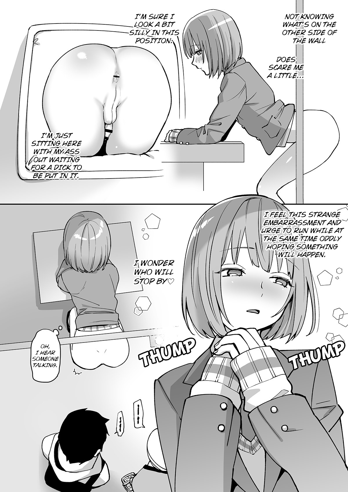 Kabeshiri Beit-kun Hajimete no Taiken Nyuu Kabe | First Time Trial Entry as an Ass Wall Part-timer page 3 full