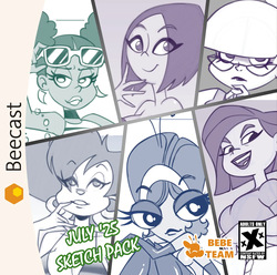 July 2025 Sketch Pack