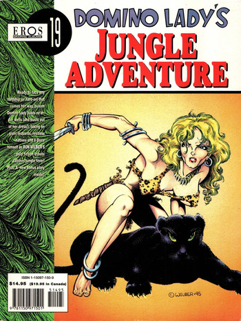 [Ron Wilber] Domino Lady's Jungle Adventure 1-3 (Eros Comics 1992) cover