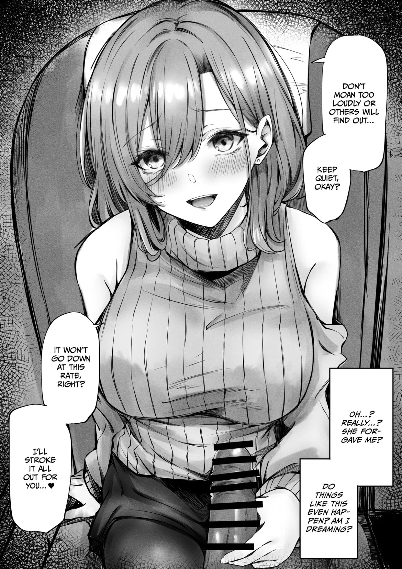 Tonari no Oneesan ga Ero sugite Shikottetara Kossori Nuite Kureta Hanashi | The Sexy Girl in the Next Seat Gave Me a Handjob page 12 full
