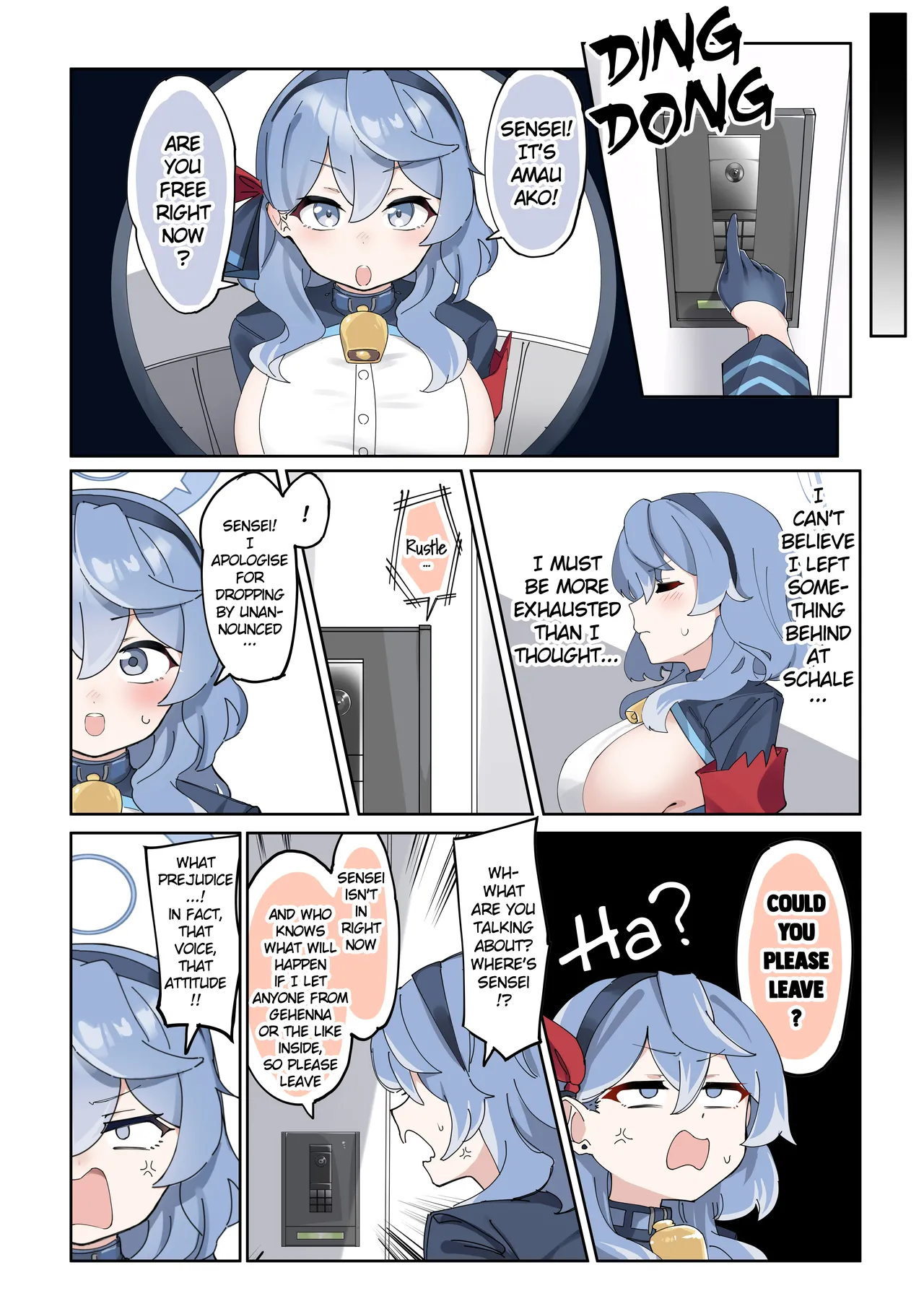 Futanari Hasumi-san vs Muttsuri Maso Mesu Ako-chan Manga page 11 full