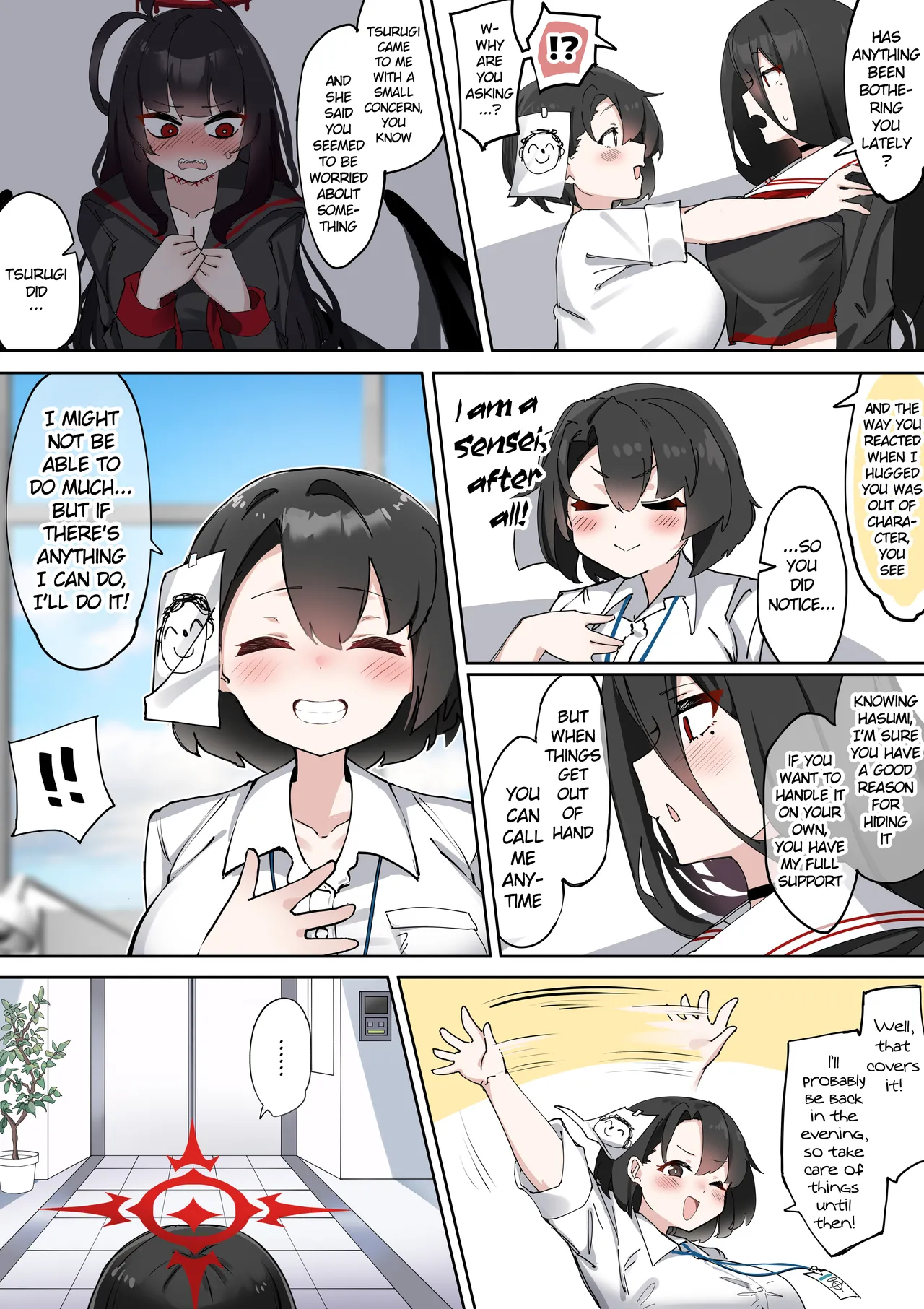 Futanari Hasumi-san vs Muttsuri Maso Mesu Ako-chan Manga page 9 full