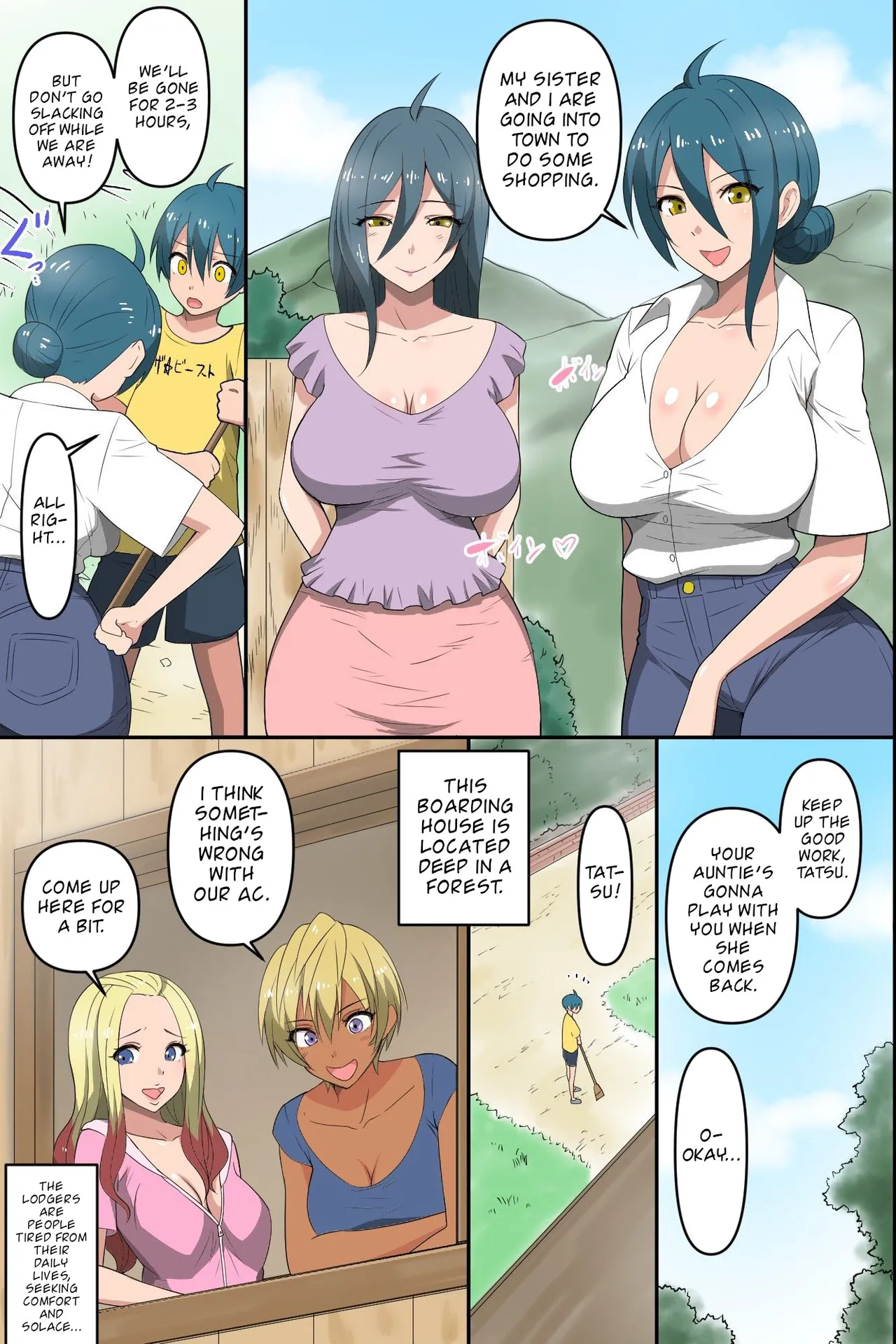 Boku to Resort Pension no Onee-san-tachi ~Mure Ure Hitozuma-tachi to Asedaku Shirudaku Rankou Harem!~ | With the Ladies from the Boarding House ~A harem of horny married women that indulge in sweaty orgies page 5 full