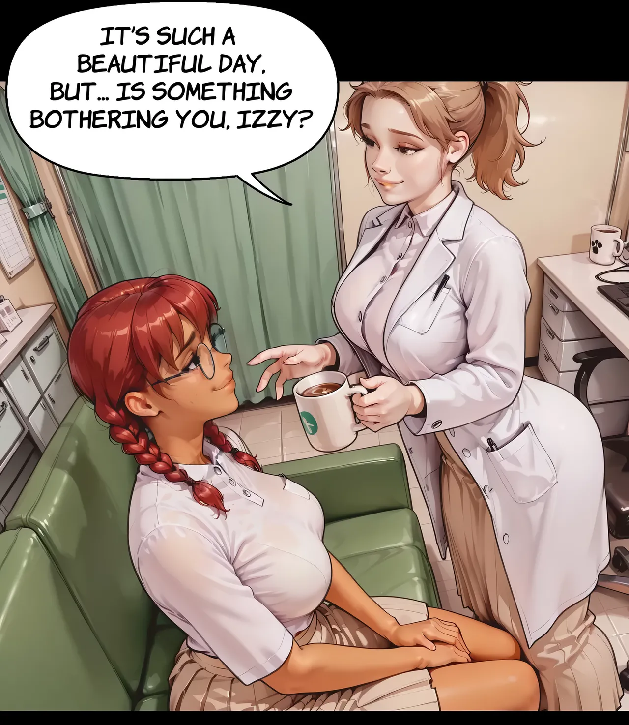 The Naughty Exam: Between Her Legs page 2 full