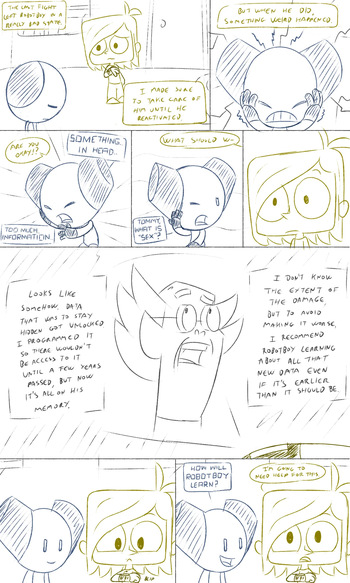 [ADullPerson] How to be a Man (Robotboy) (Ongoing) cover