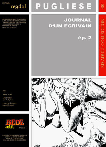[Bédé Adult 401] Ernesto Pugliese & Manuel Frontoni - Journal d'un écrivain #2 cover