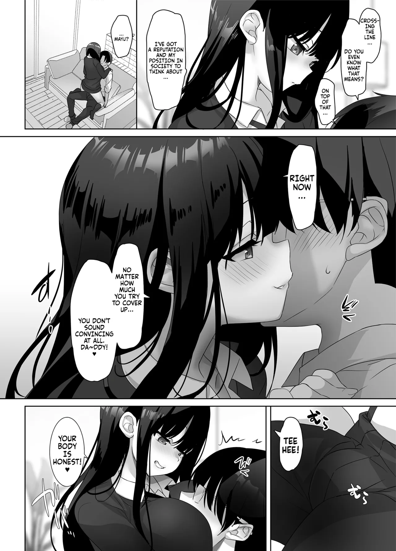 Kyonyuu JK ga Honki o Dashitara, Papa wa Mou Nigerarenai | Once a big tittied High-School Girl goes all out,  her Daddy can't escape! page 9 full