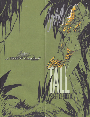[J. Scott Campbell] Tall Sketchbook cover