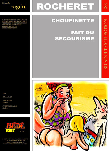 [Bédé Adult 283] Rocheret [= Éric Ronceray] - Choupinette : Fait du secourisme cover