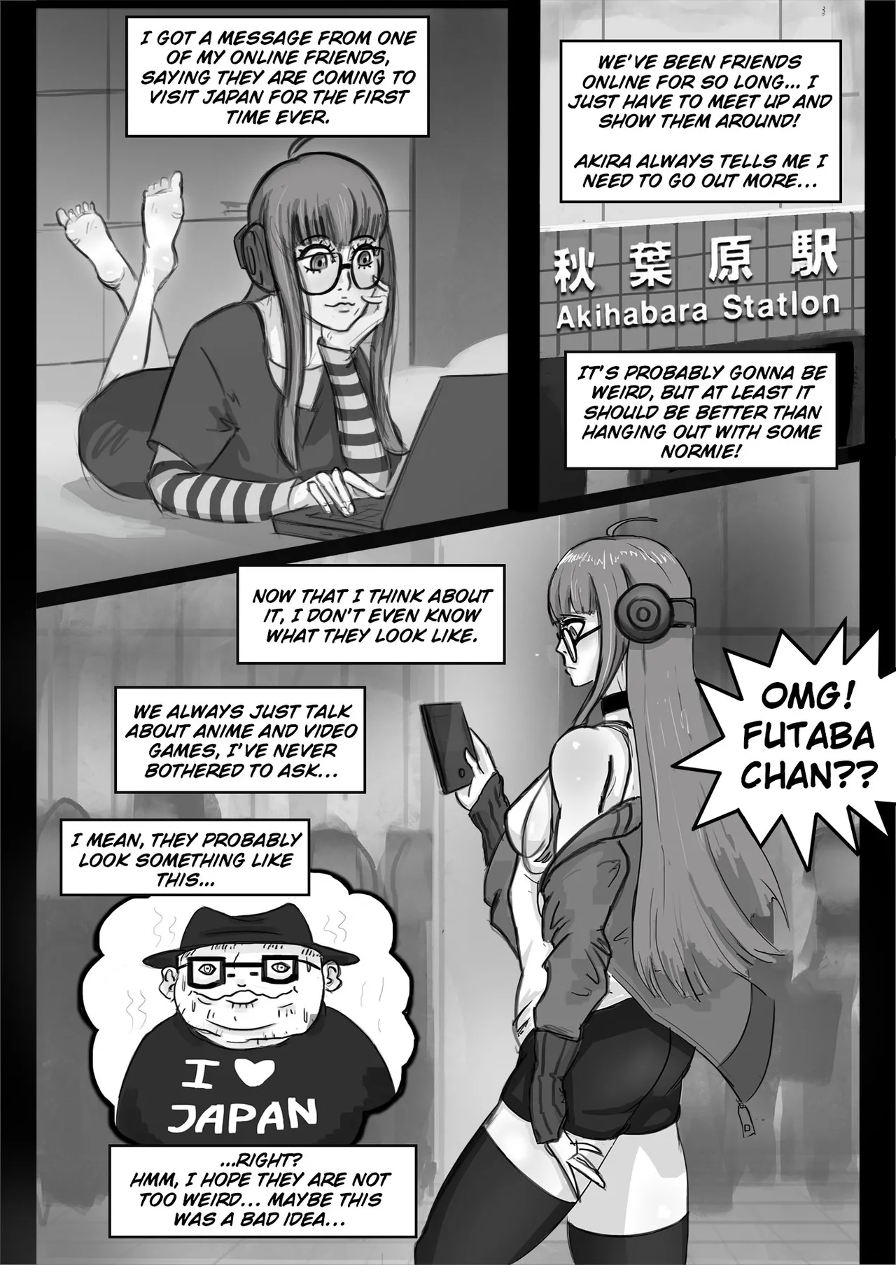 Futaba meets a foreigner page 1 full