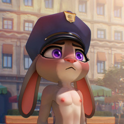 Judy's wet muzzle