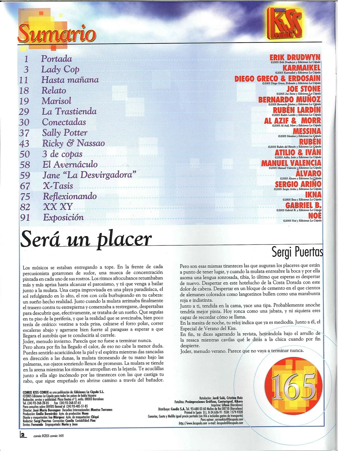 Kiss Comix #165 page 2 full