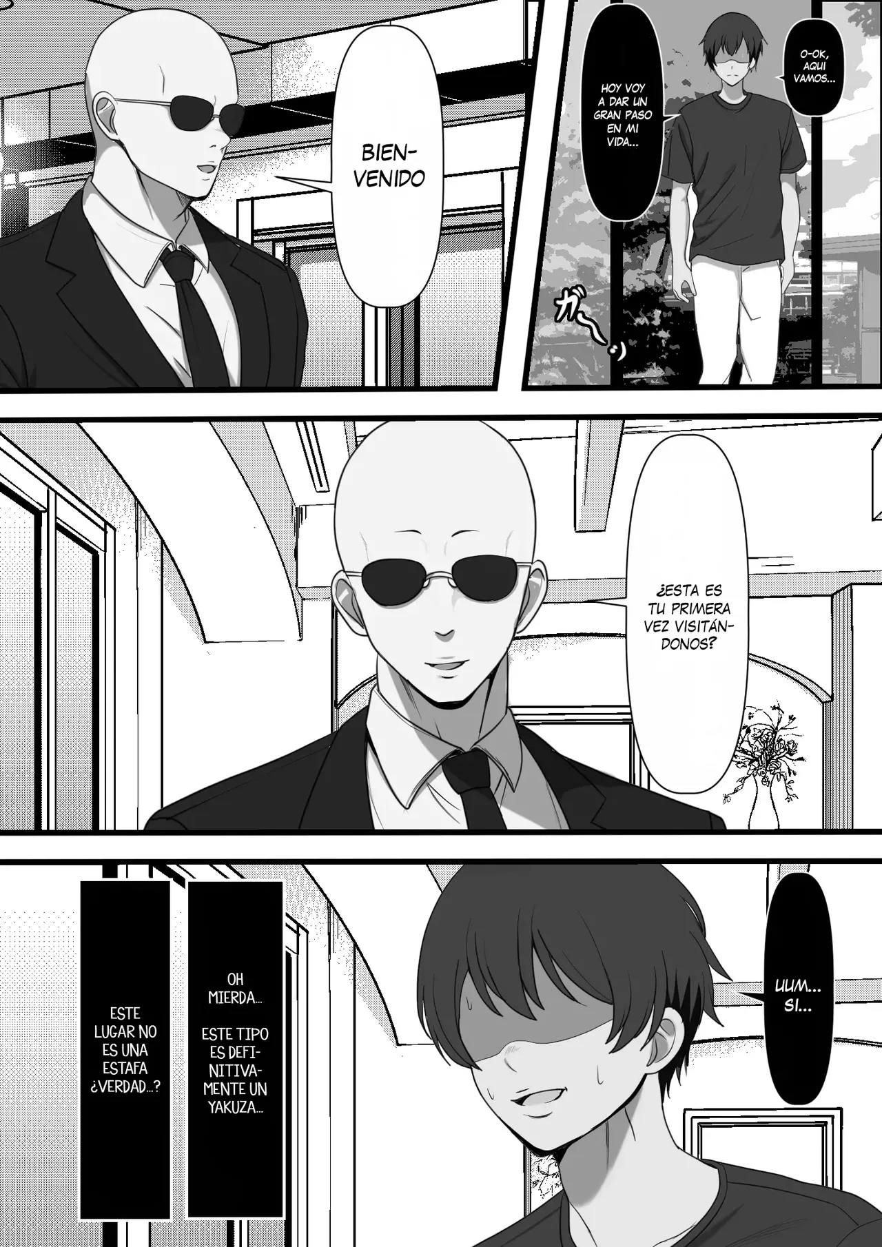 Mura ni Ikken-dake no Fuuzokuden ni Ittara Osananajimi no Hahaoyashika Inakatta no Daga｜Fui al Único Burdel de la Ciudad y la Madre de Mis Amigas Trabajaba Ahí page 10 full