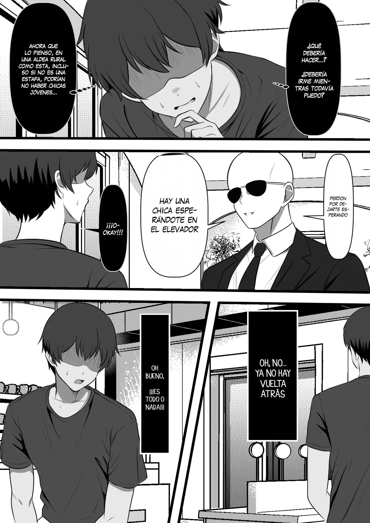Mura ni Ikken-dake no Fuuzokuden ni Ittara Osananajimi no Hahaoyashika Inakatta no Daga｜Fui al Único Burdel de la Ciudad y la Madre de Mis Amigas Trabajaba Ahí page 12 full