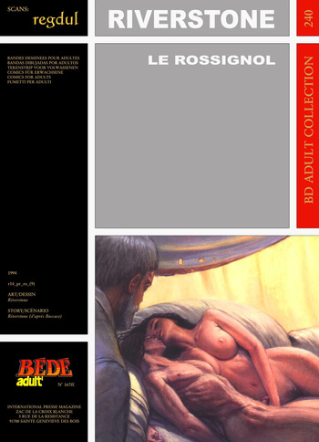 [Bédé Adult 240] Peter Riverstone [= Bernard Kamenoff] & Giovanni Boccaccio - Le Rossignol cover