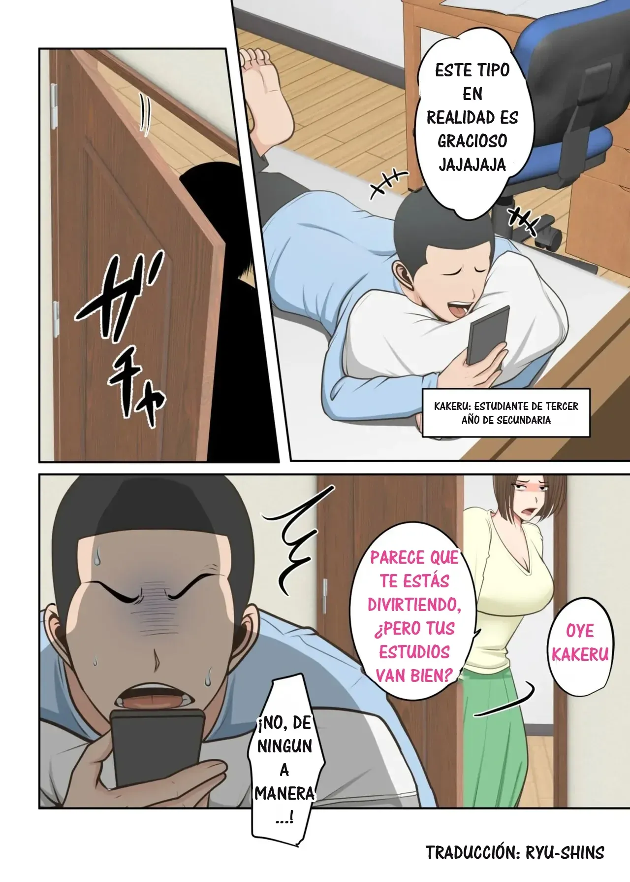 Oni no Kyouiku Mama ga Musuko to Amaama SEX Suru made｜Hasta que la Mamá Demonio de la Educación Tenga Sexo Dulce con Su Hijo page 2 full