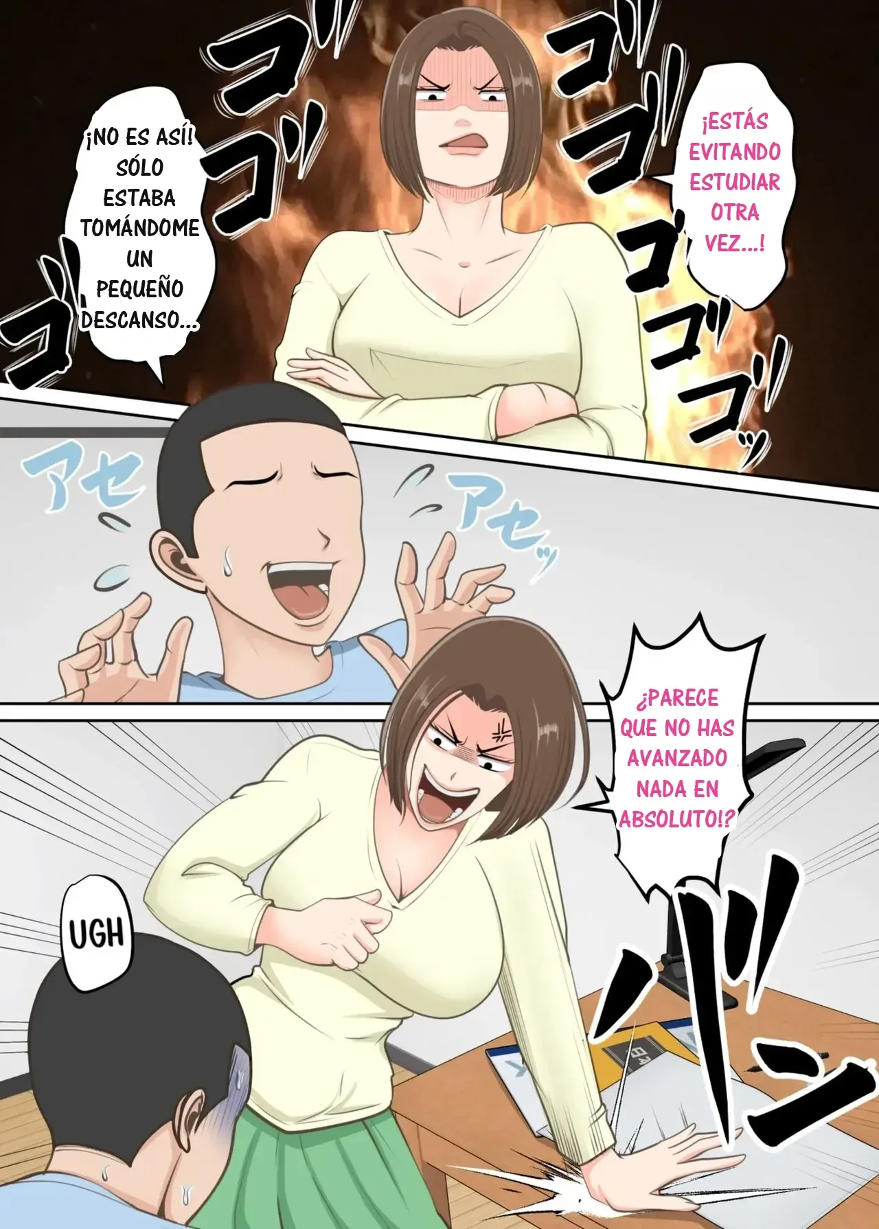 Oni no Kyouiku Mama ga Musuko to Amaama SEX Suru made｜Hasta que la Mamá Demonio de la Educación Tenga Sexo Dulce con Su Hijo page 3 full