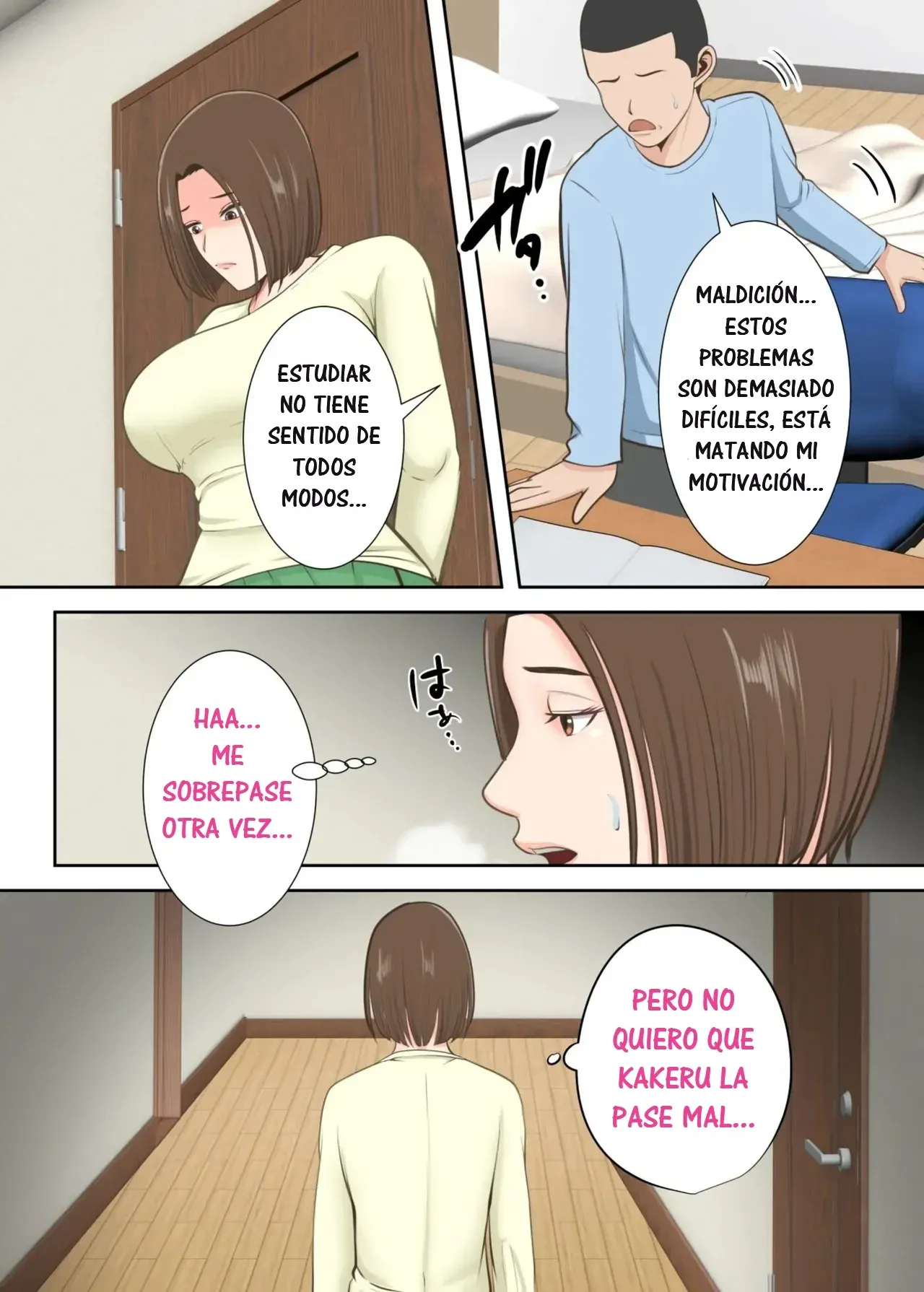 Oni no Kyouiku Mama ga Musuko to Amaama SEX Suru made｜Hasta que la Mamá Demonio de la Educación Tenga Sexo Dulce con Su Hijo page 5 full
