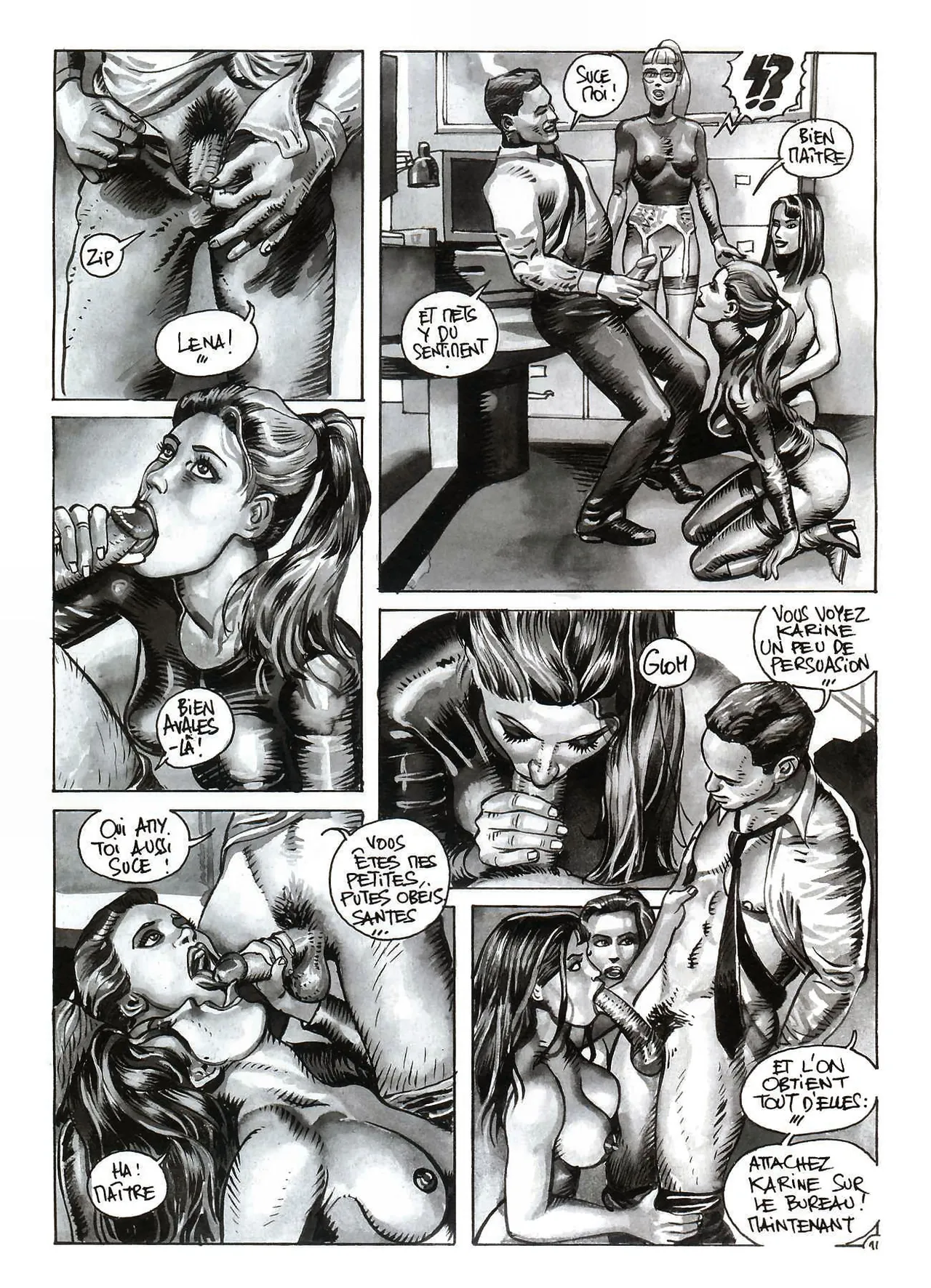 Bruno Coq  - Les aventures de Karine #2 : La Secrétaire page 12 full