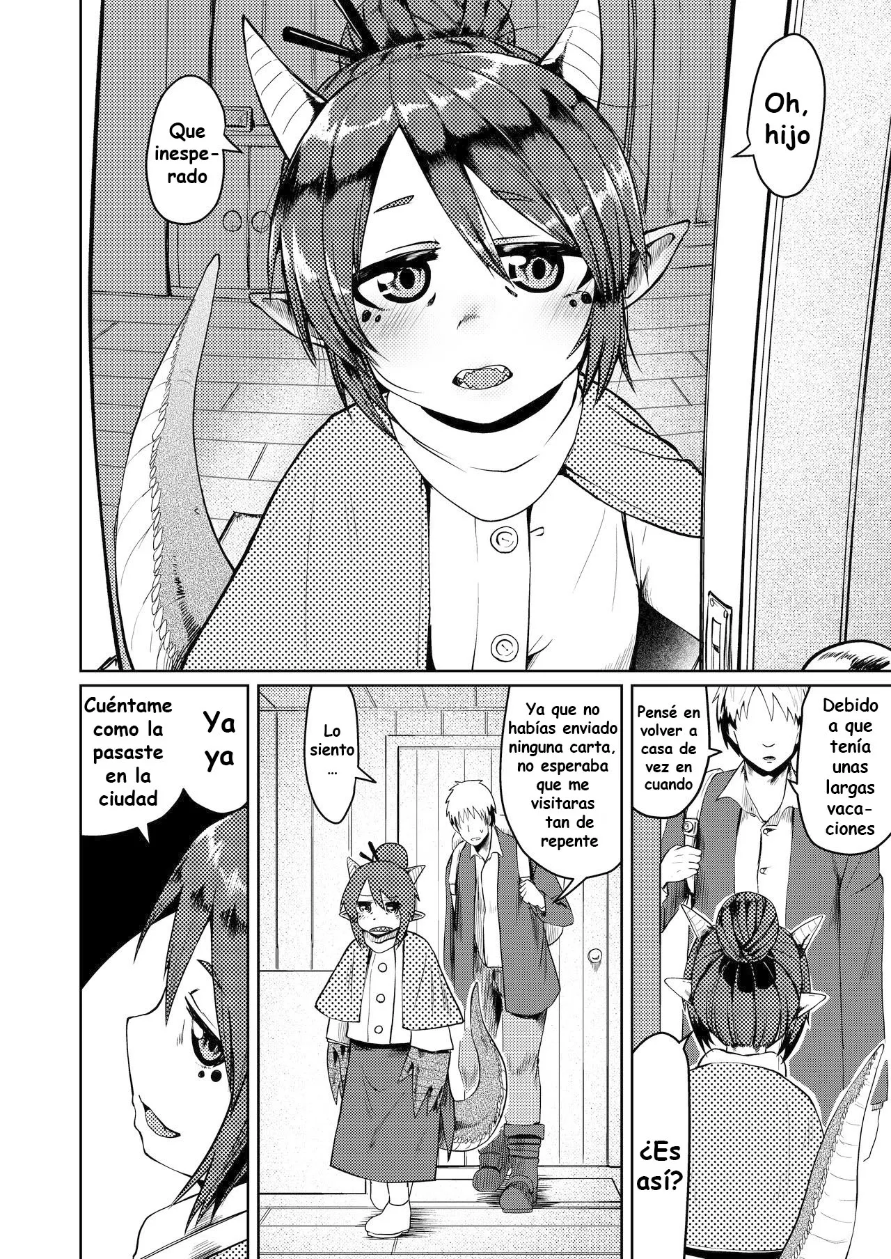 Ryuujin Kaa-san ga Suki SugiteA｜Me Gusta Demasiado mi Madre Dragón page 4 full