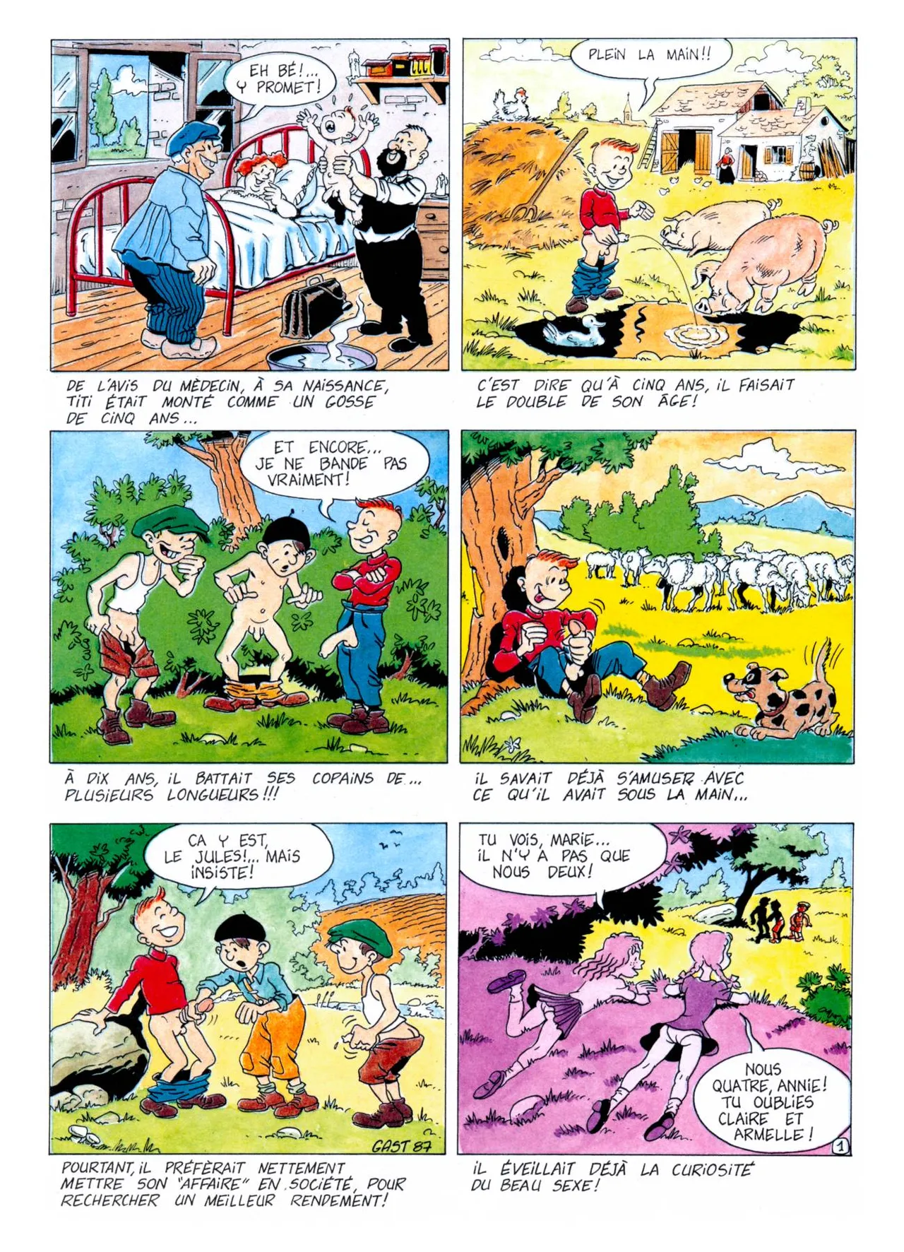 Gast  & Manuel Lizay  - Les aventures de Titi Fricoteur #1 page 2 full
