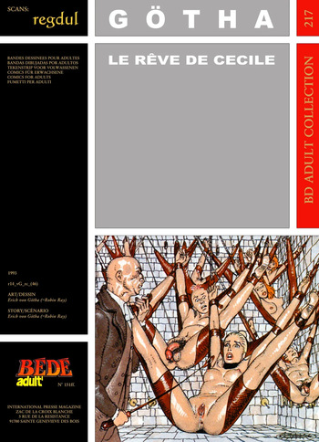 [Bédé Adult 217] Erich von Götha [= Robin Ray] - La Rève de Cêcile cover
