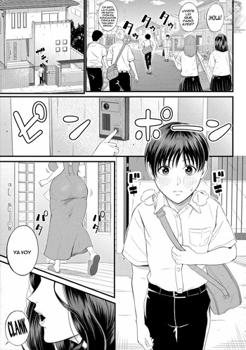 [Shiono Kou] Mukidashi no Yoru | Follando al Aire Libre (Boku to Hentai Onee-san no Himitsu no Sex) [Spanish] [HikkiTrads] cover