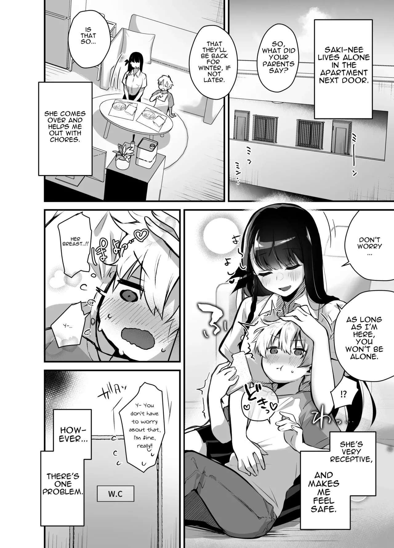 Rinjin no Seiso na Onee-chan JK wa boku wo Dekiai suru Dosukebe Inma deshita ~ page 4 full