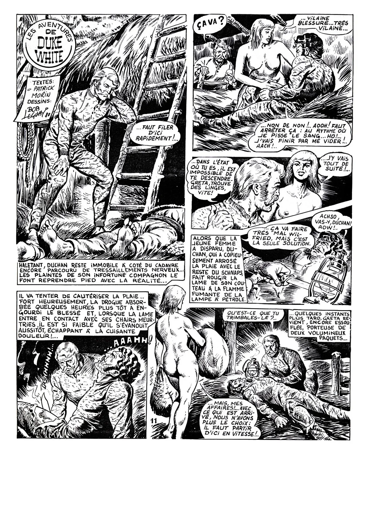 Bob Leguay & Patrick Morin - Les aventures de Duke White #1 : Vers le nouveau monde page 12 full