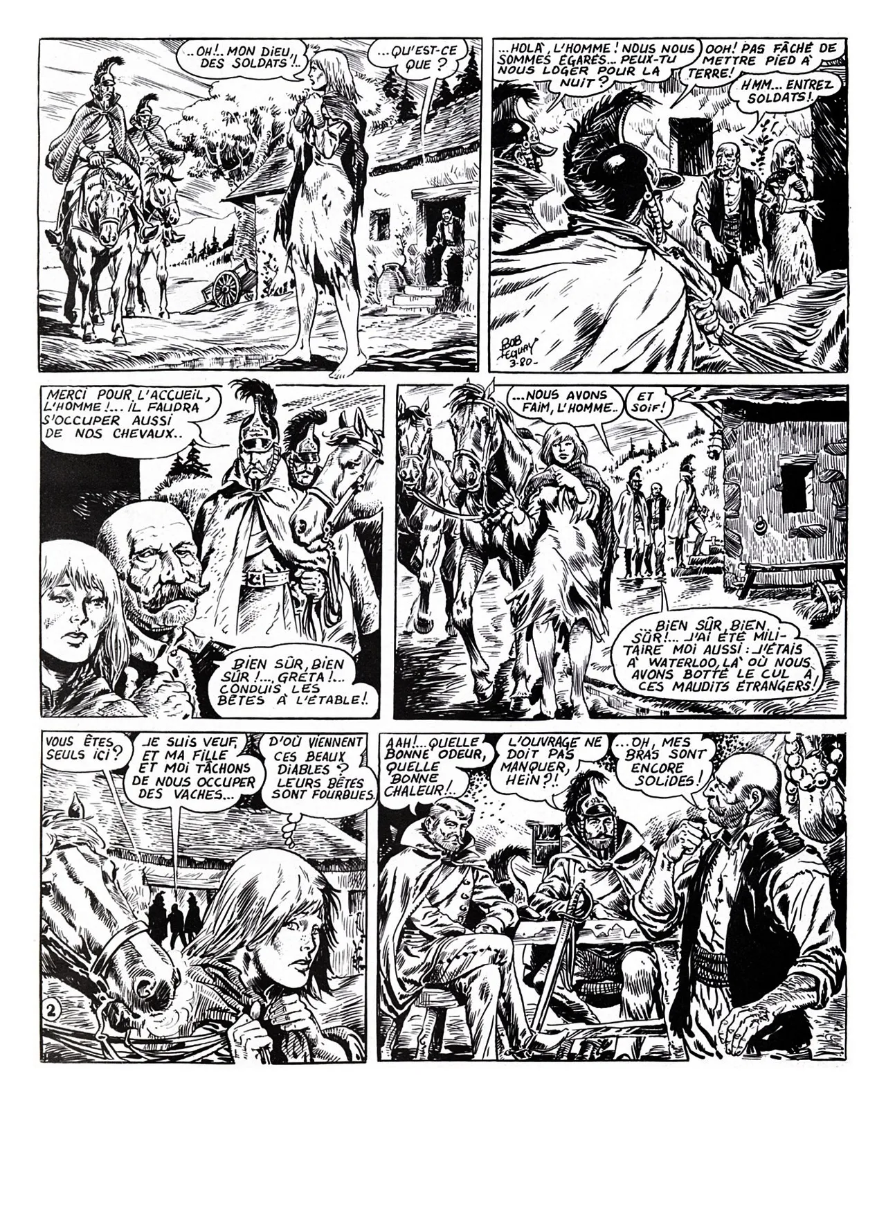 Bob Leguay & Patrick Morin - Les aventures de Duke White #1 : Vers le nouveau monde page 3 full