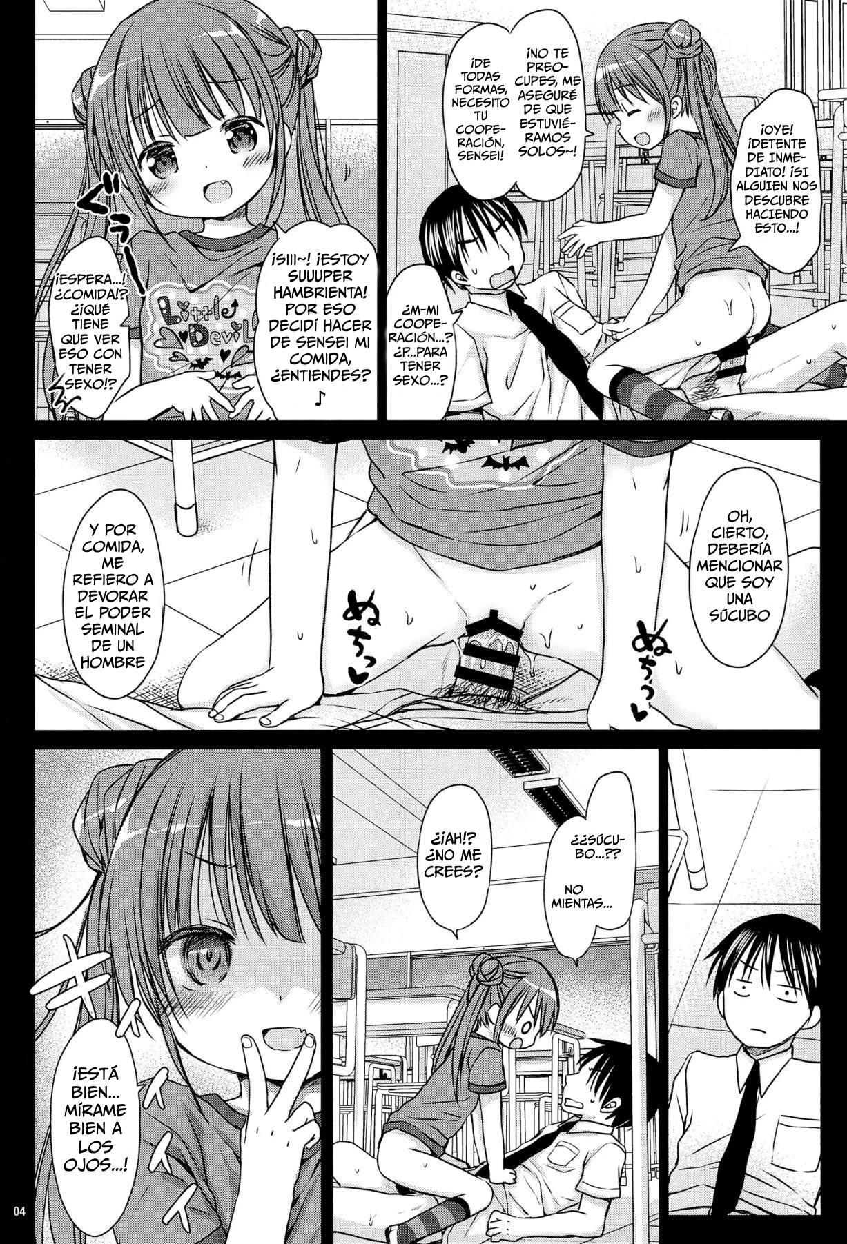 Loli Succubus no Oshokuji Time｜La Hora de Comer de la Loli Súcubo page 3 full