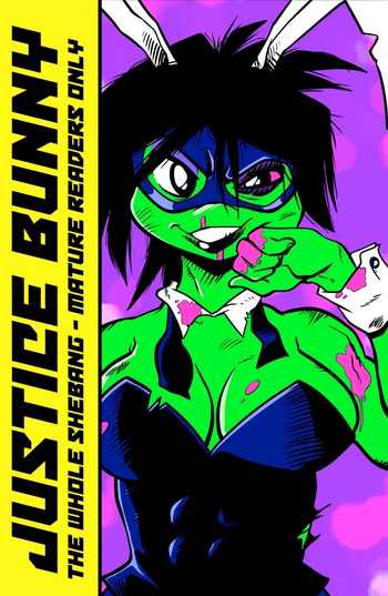 [pknull] Justice Bunny - The Whole Shebang cover