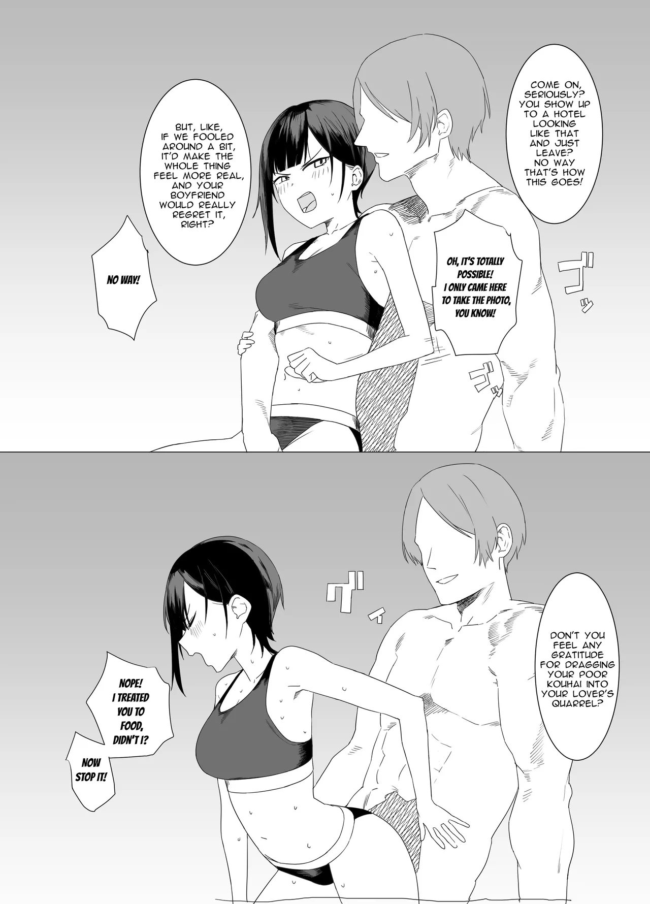 Intending to Control His Ejaculation with a Chastity Belt and Fake an NTR Prank on April Fool’s, the Mischievous Girlfriend Gets Overwhelmed by Her Partner’s Skills, Turning the Lie into Reality page 11 full