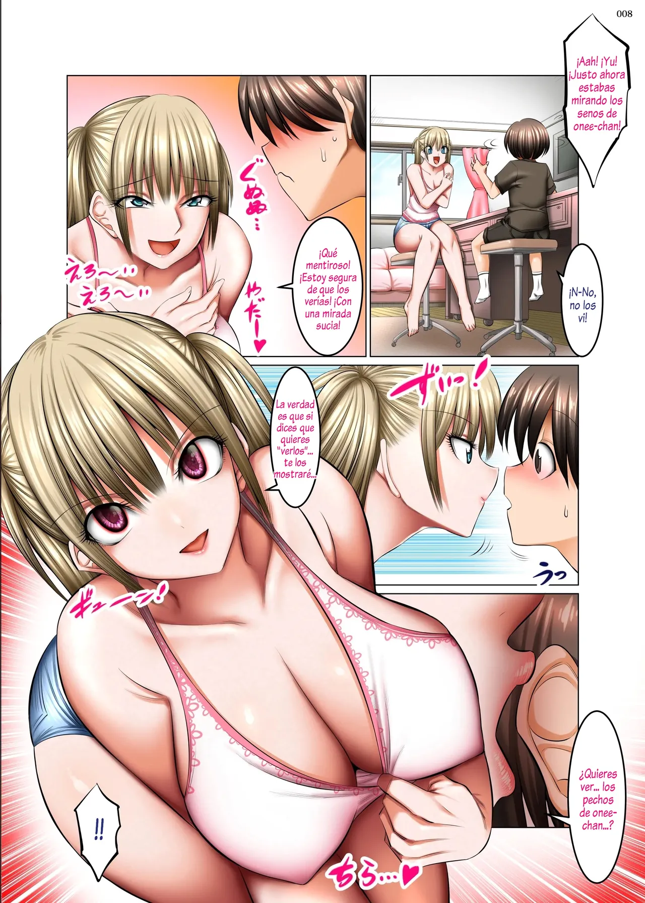 Otonari-san wa Inran Kinpatsu Succubus Oyako | Mis Vecinas Son Una Madre E Hija Sucubos Rubias Y Lascivas page 7 full