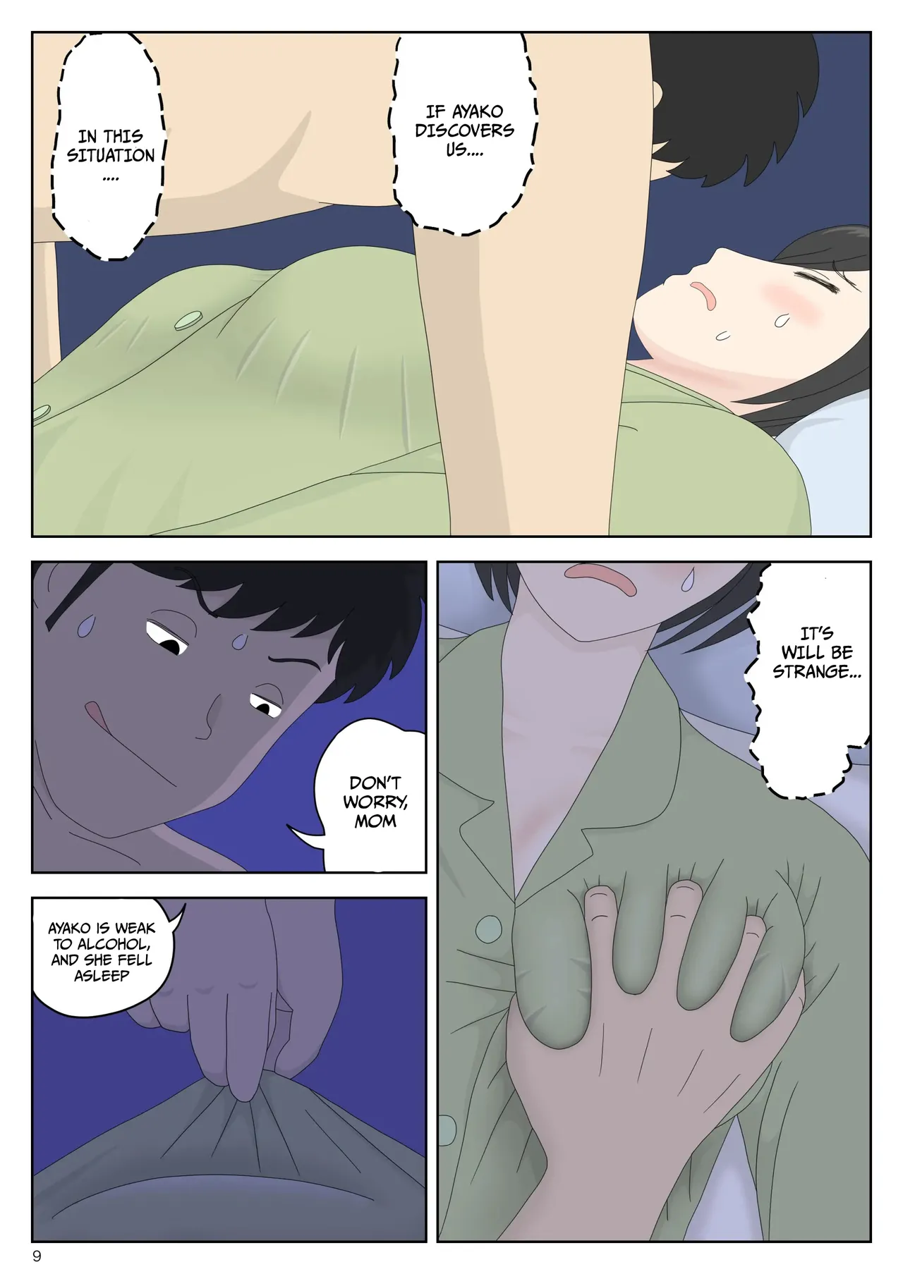 Masturbating to Mom 5 - Alternate Ending page 10 full