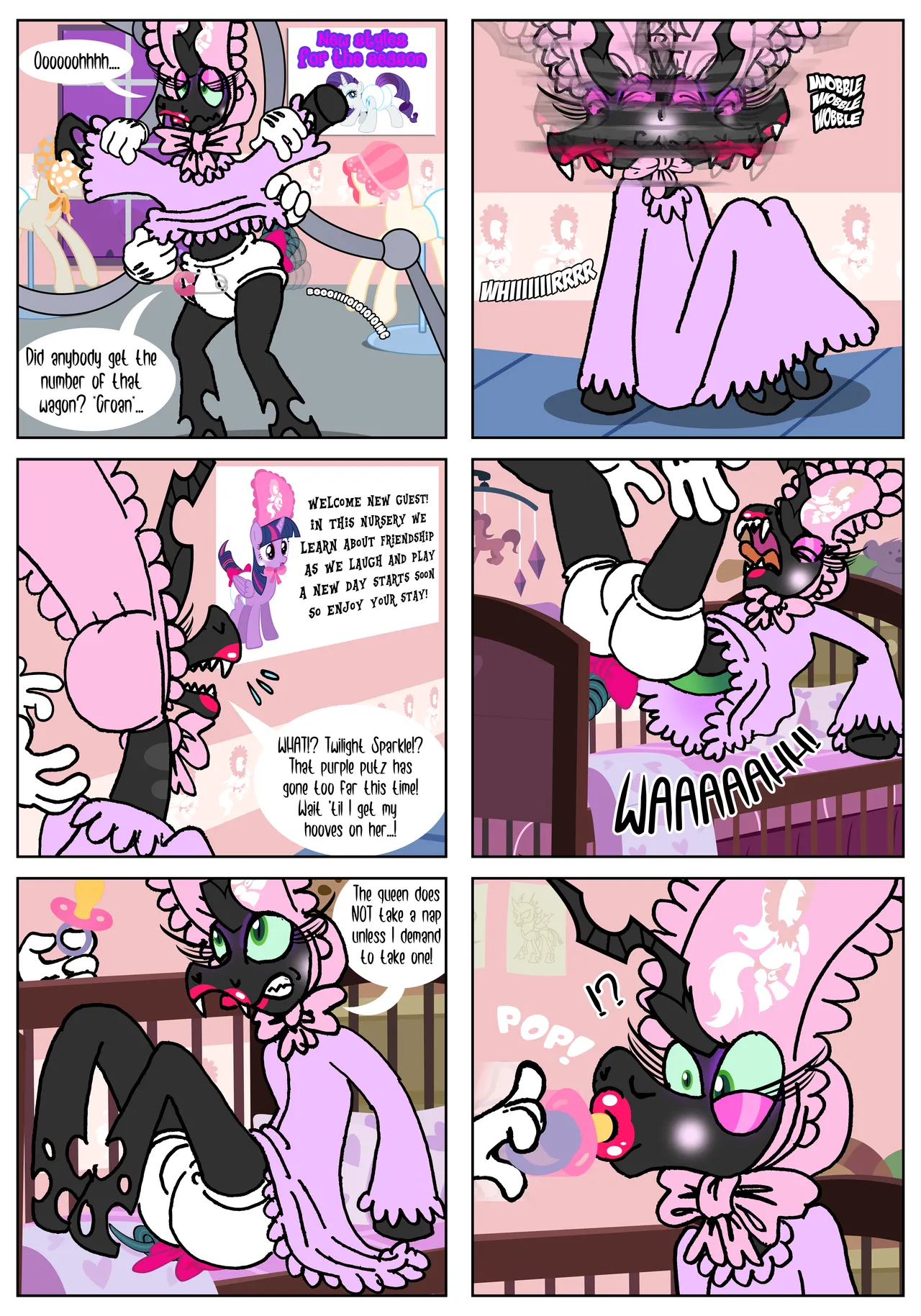 A Changeling Queen in a Nursery Machine page 11 full