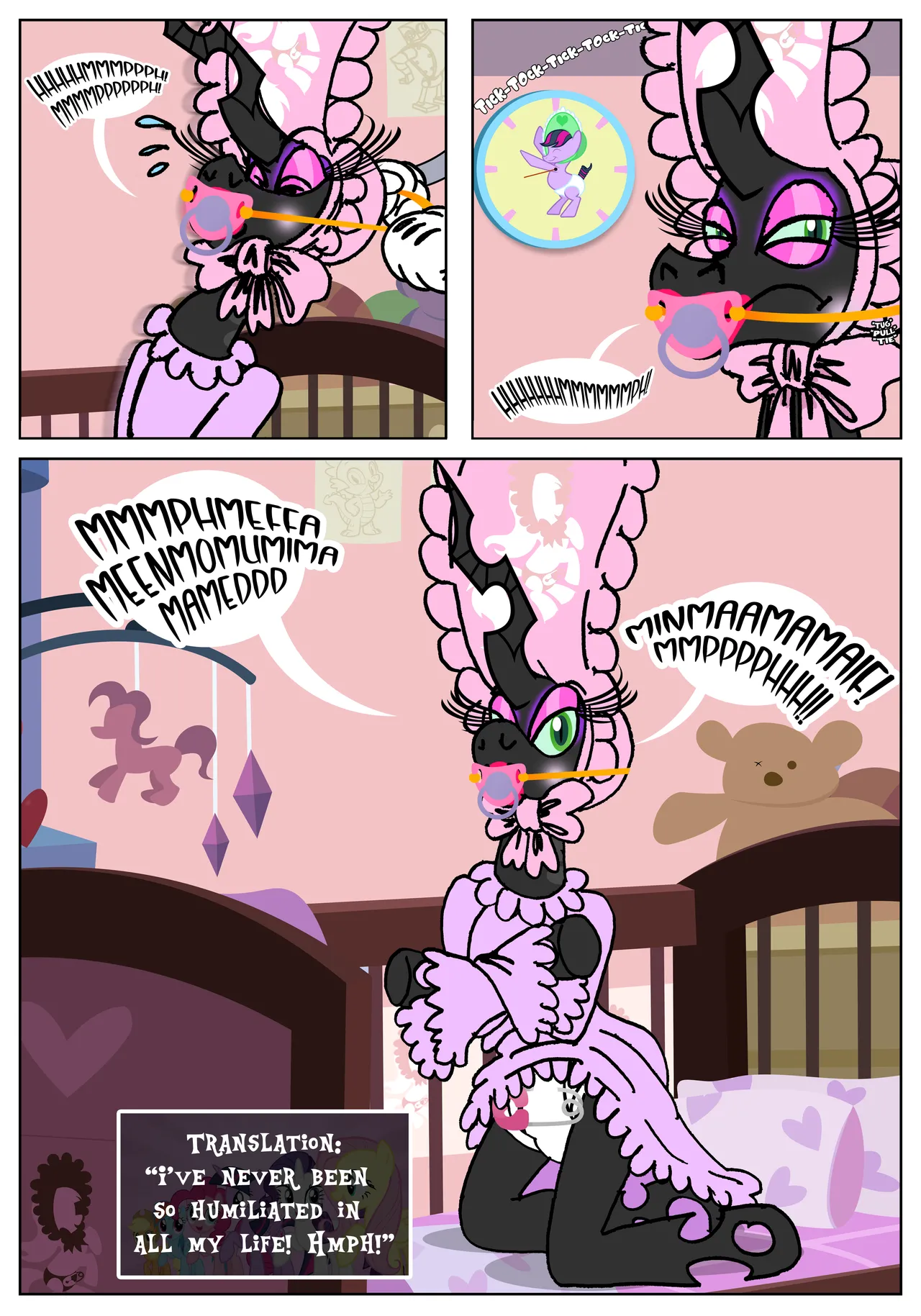 A Changeling Queen in a Nursery Machine page 12 full