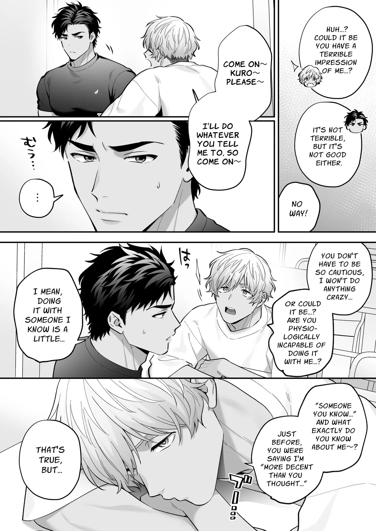 Shiro-Kuro Sex: ~Two Bottoms Tried Clothed Sex~ page 11 full