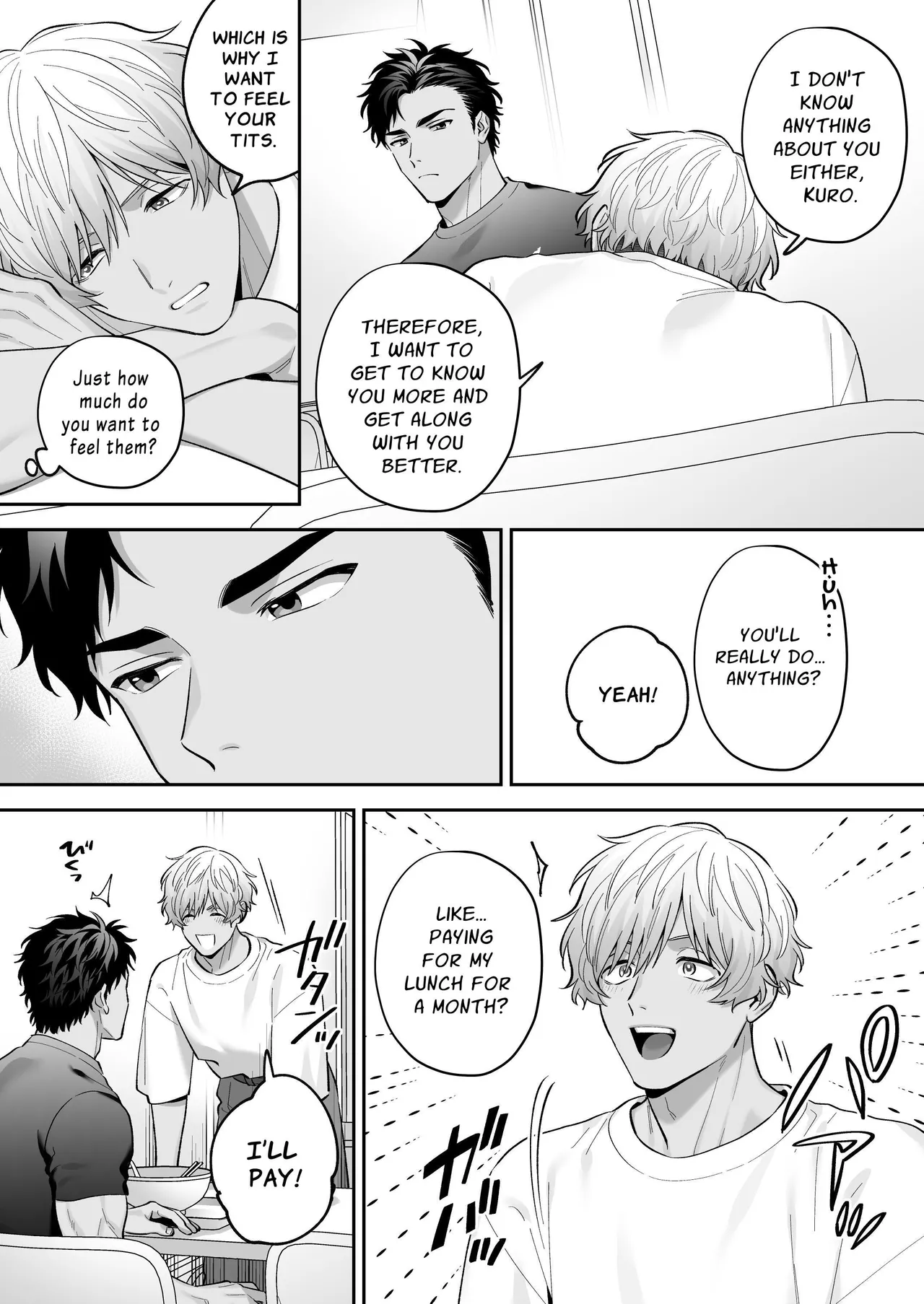 Shiro-Kuro Sex: ~Two Bottoms Tried Clothed Sex~ page 12 full