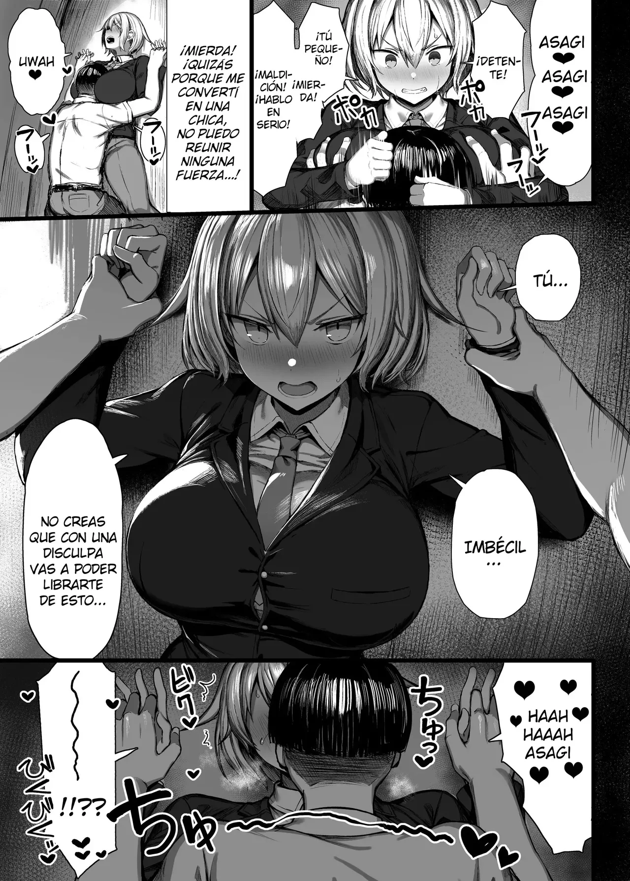 Ijimekko, Onna ni naru. | Mi Amigo Matón, Se Convirtió En Una Chica. page 8 full