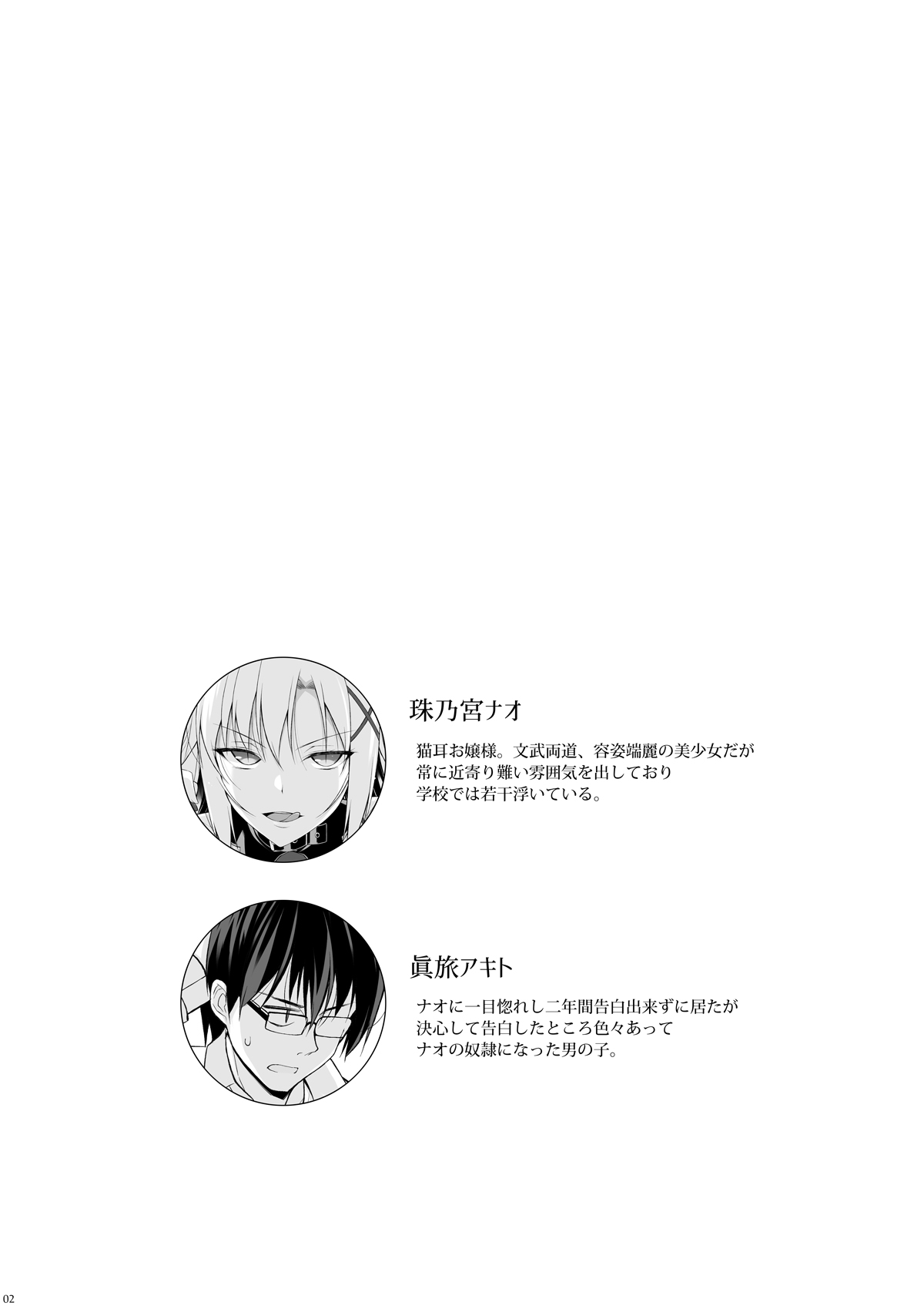 Neko to Geboku preⅢ page 2 full